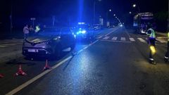 Un coche arroll a dos peatones en Castro Ribeiras de Lea